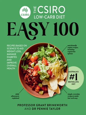 cover image of The CSIRO Low-carb Diet Easy 100
